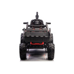 Elektrický traktor s lyžicou a vlečkou SX2068 - červený